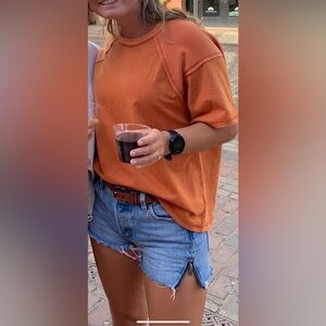 Orange Women's Top